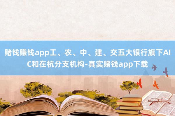 赌钱赚钱app工、农、中、建、交五大银行旗下AIC和在杭分支机构-真实赌钱app下载