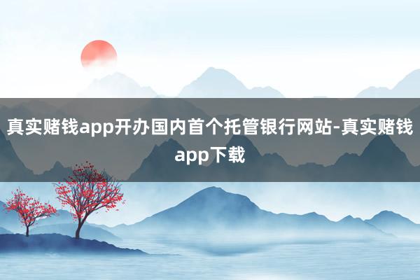 真实赌钱app开办国内首个托管银行网站-真实赌钱app下载